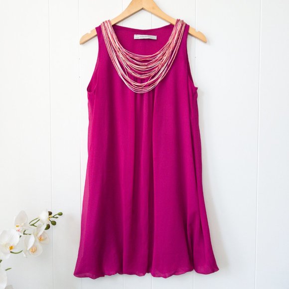 Zara Dresses & Skirts - 🌻 2/$25 Zara Dress w Attached Necklace Detail